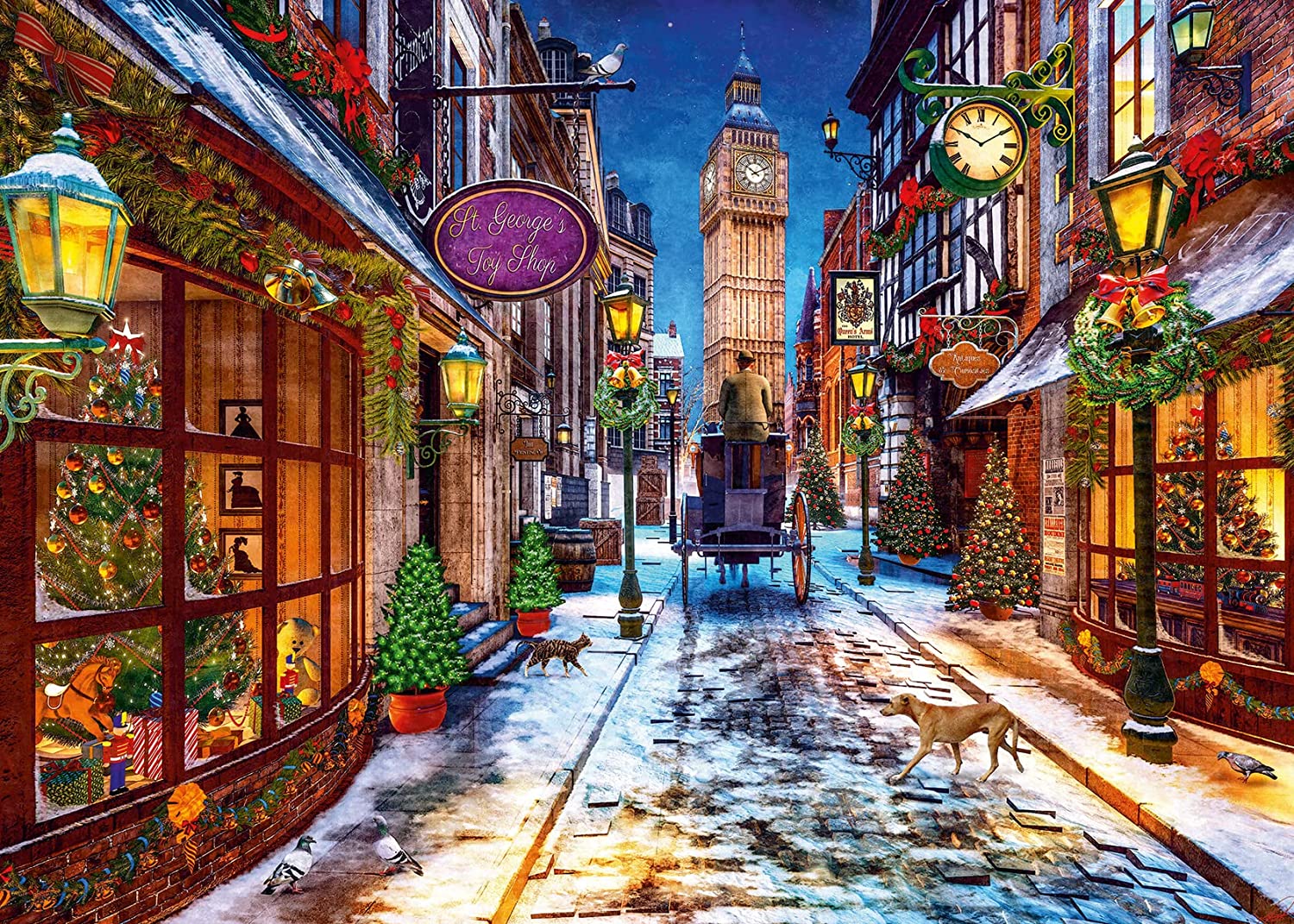 Ravensburger Christmastime 1000 Piece Puzzle image 1