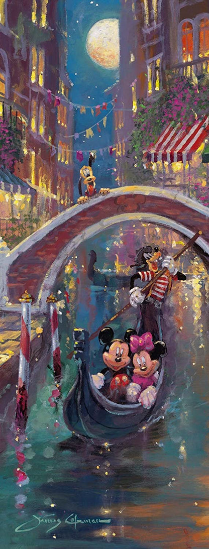 Ravensburger Disney Venetian Romance Vertical Panorama 1000 Piece Puzzle image 1