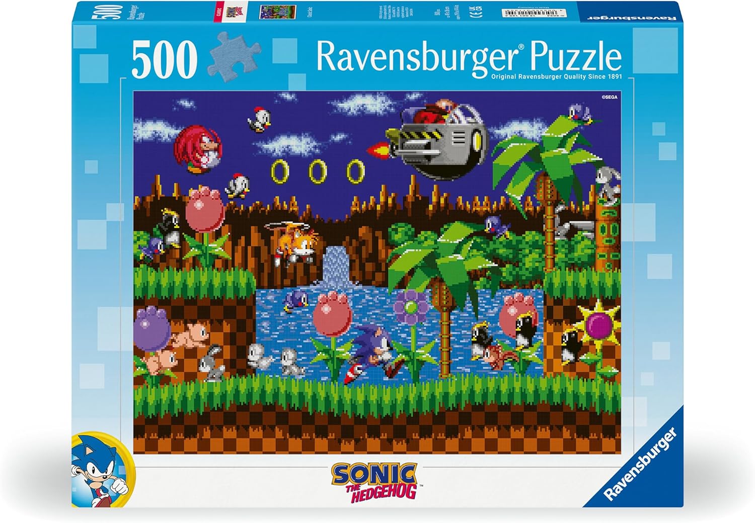 Ravensburger Sonic The Hedgehog 500 Piece Puzzle image 0