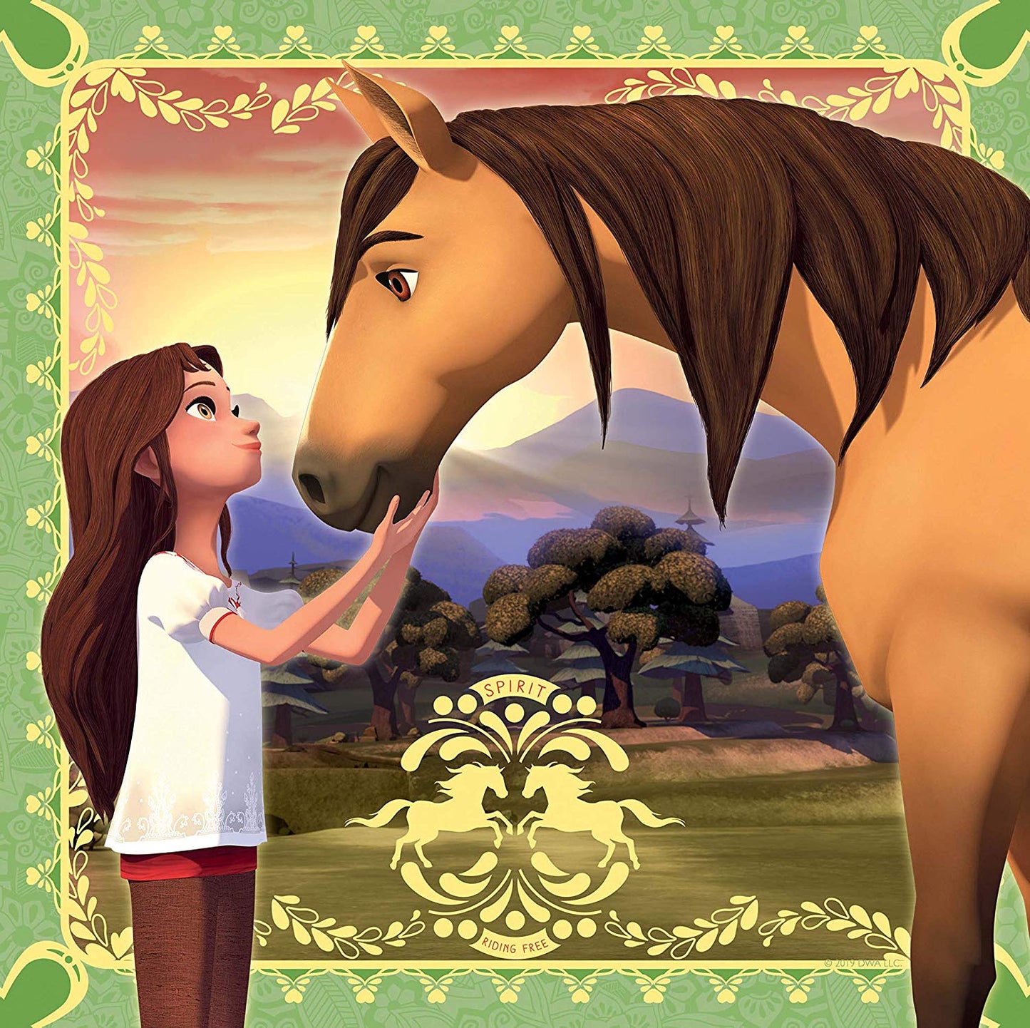 Ravensburger Dreamworks Spirit Adventure on Horses 3 x 49 Puzzle Pack image 1