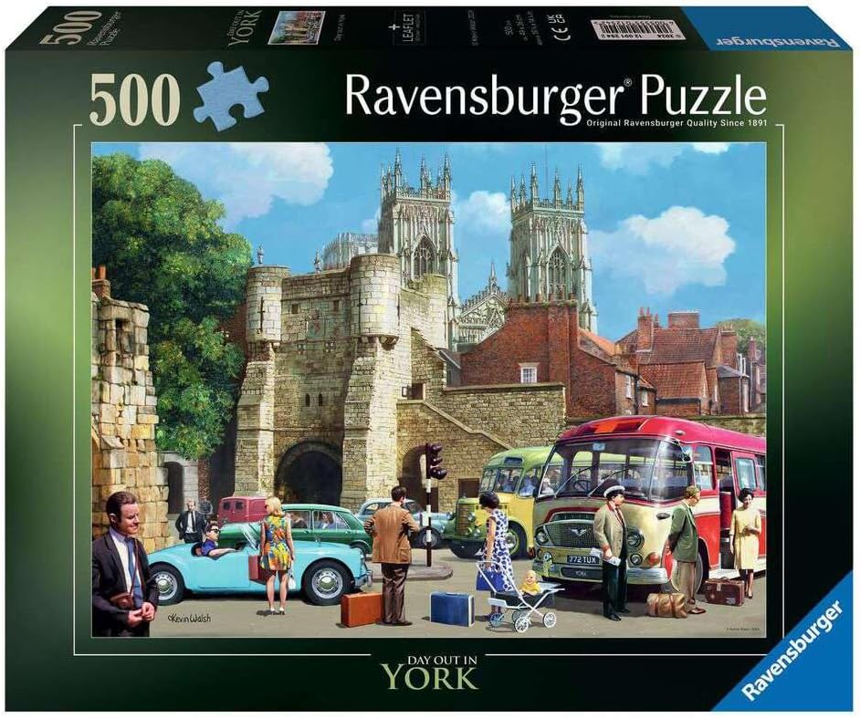 Ravensburger Day Out In York 500 Piece Puzzle image 0