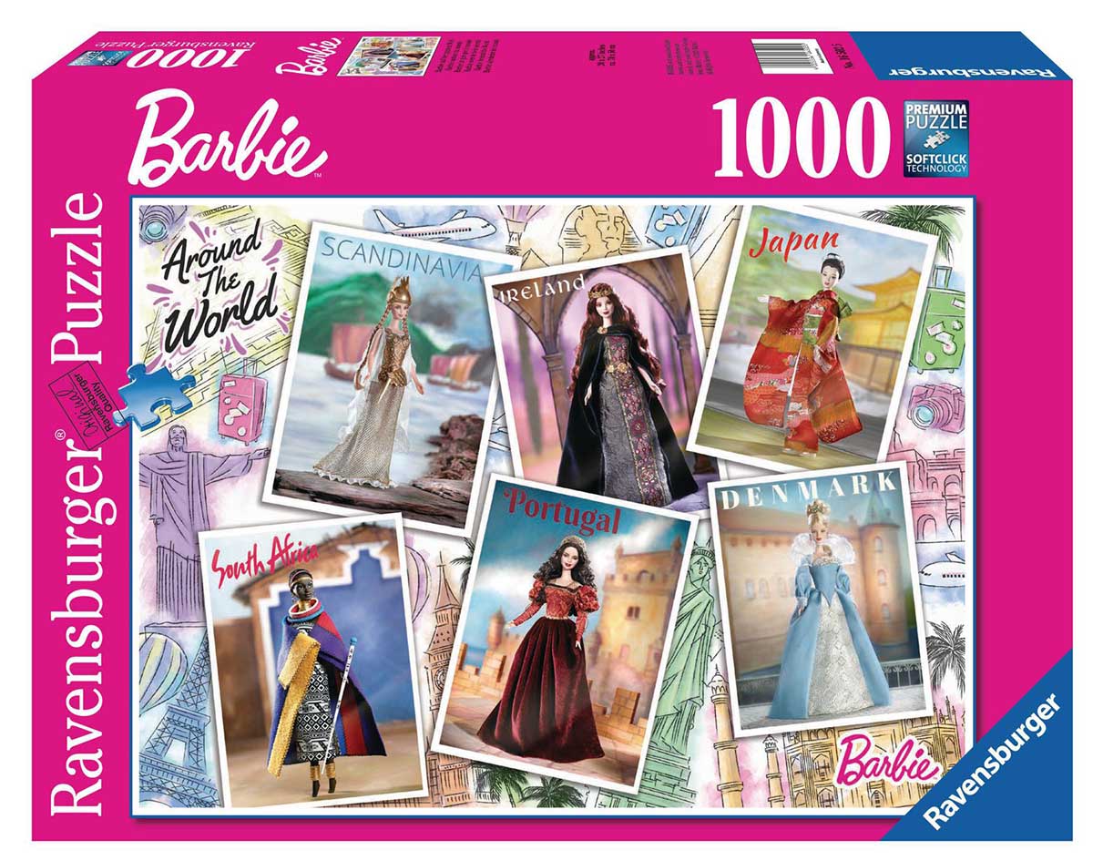 Ravensburger Barbie Around the World 1000 Piece Puzzle image 0