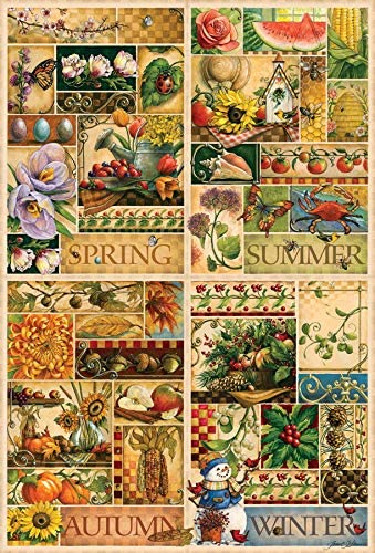 Cobble Hill The Four Seasons 2000 Piece Puzzle image 1