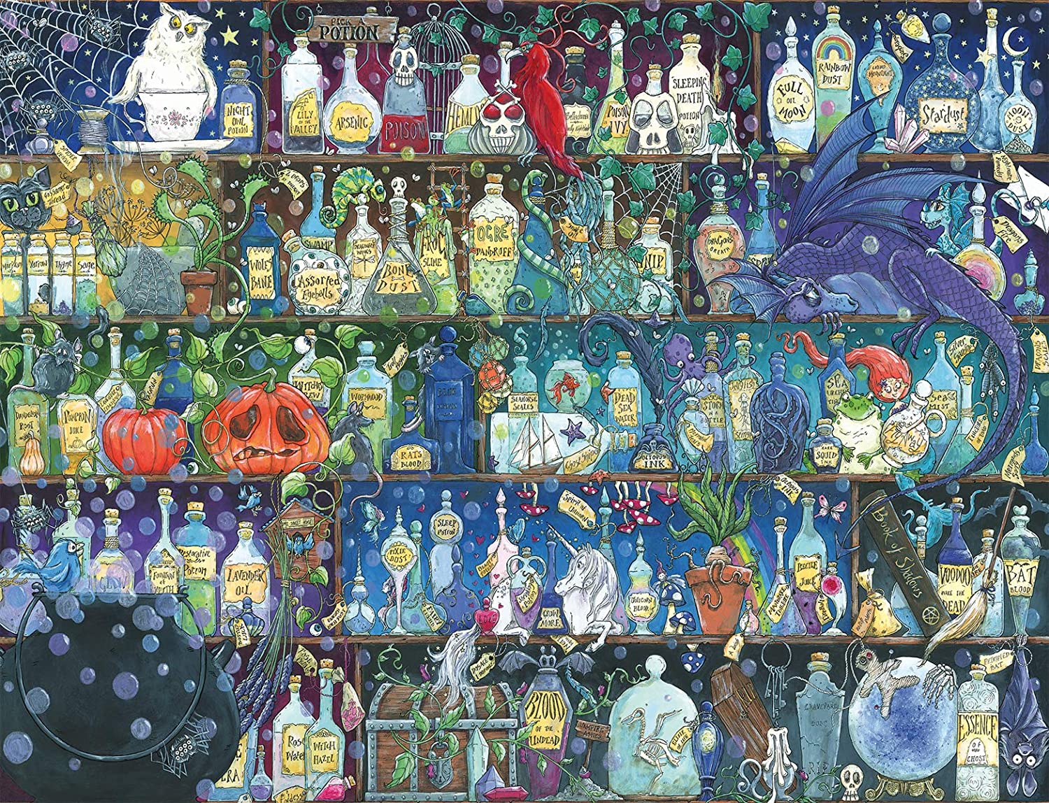 Ravensburger Magic Shelves -  2 x 1000 Piece Puzzle image 1