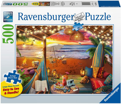 Ravensburger Cozy Cabana 500 Piece Large Format Puzzle image 0