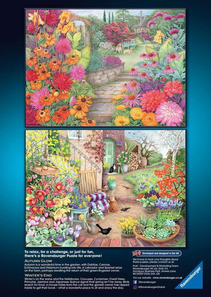 Ravensburger Happy Days No. 4 Glorious Gardens 4 x 500 Piece Puzzle image 5