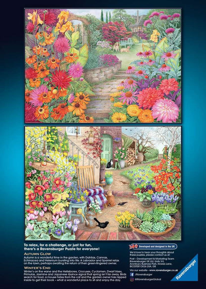 Ravensburger Happy Days No. 4 Glorious Gardens 4 x 500 Piece Puzzle image 5