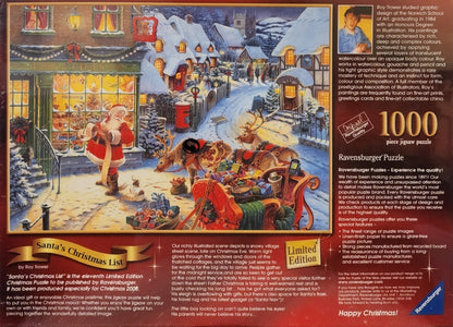 Ravensburger Limited Edition Santa's Christmas List 1000 Piece Puzzle image 1