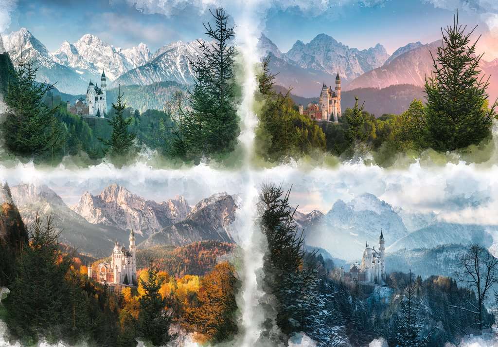 Ravensburger Castle Through The Seasons 18000 Piece Puzzle image 1