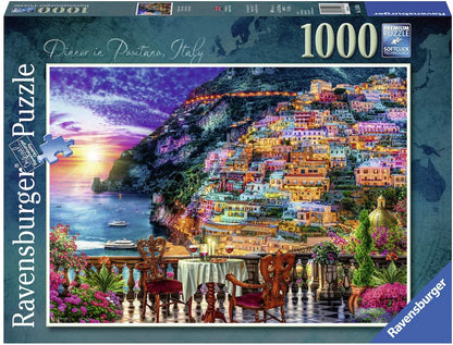 Ravensburger Dinner in Positano 1000 Piece Puzzle image 0