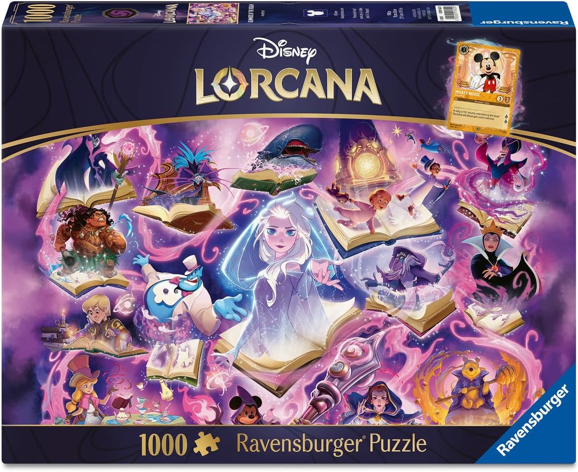 Ravensburger Disney Lorcana Glimmers of the Realm: Amethyst 1000 Piece Puzzle image 0