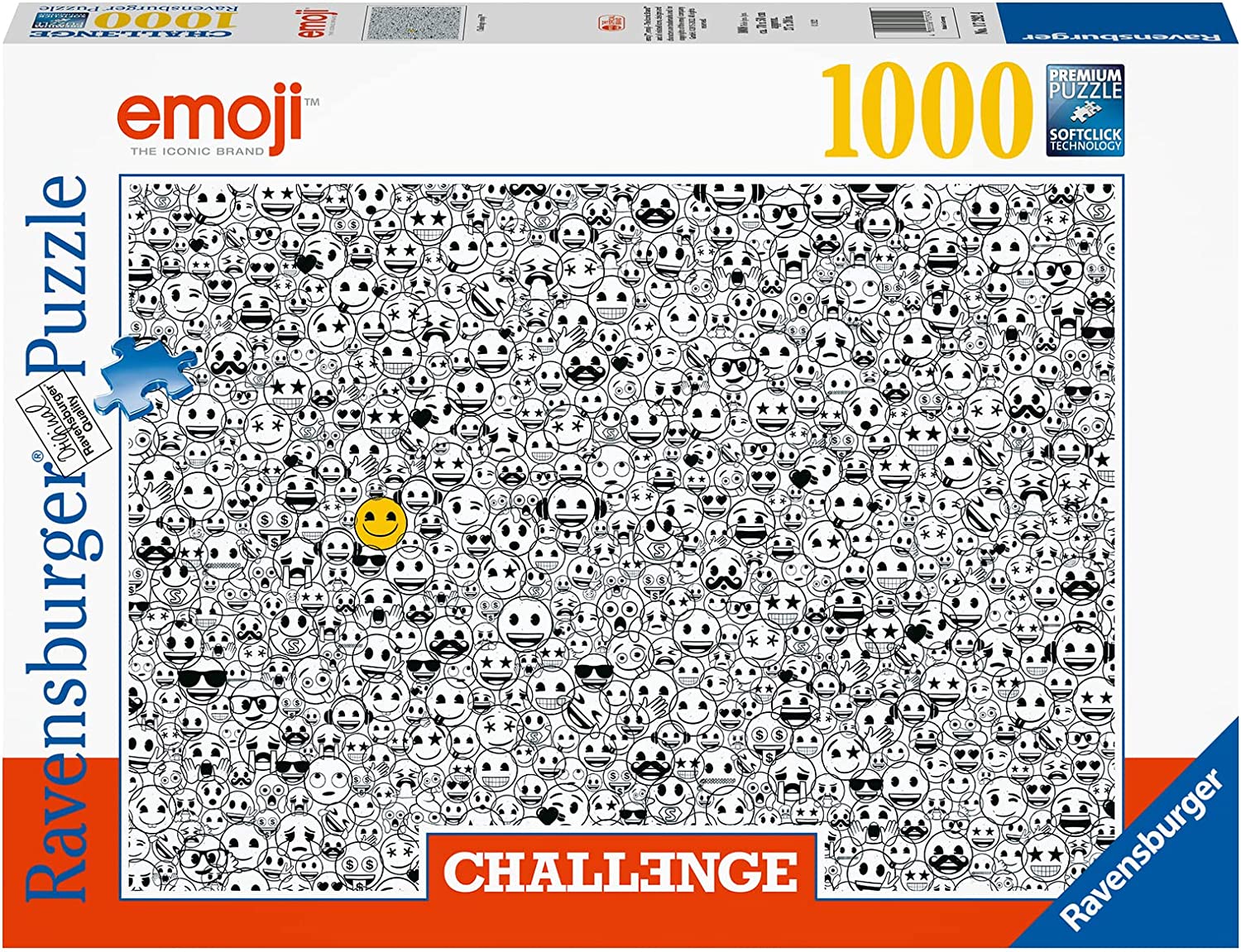 Ravensburger Emoji Challenge 1000 Piece Puzzle image 0