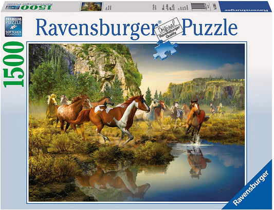 Ravensburger Wild Horses 1500 Piece Puzzle image 0