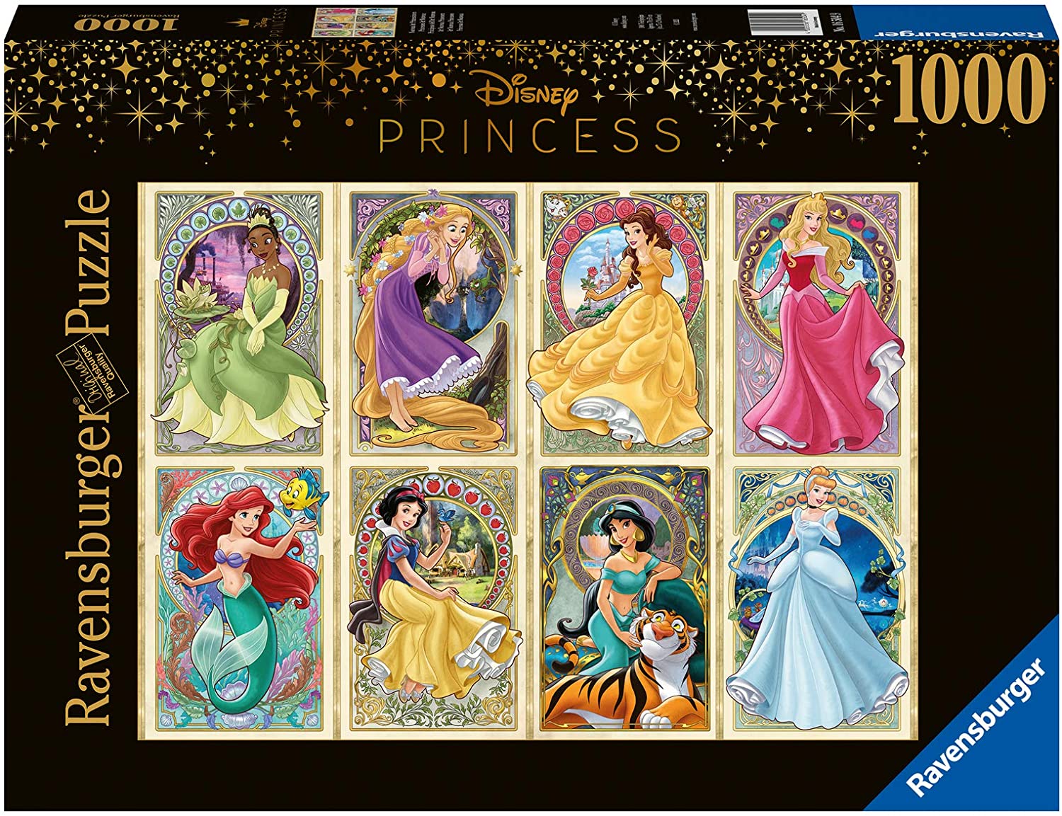 Ravensburger Disney Princess Art Nouveau 1000 Piece Puzzle image 0