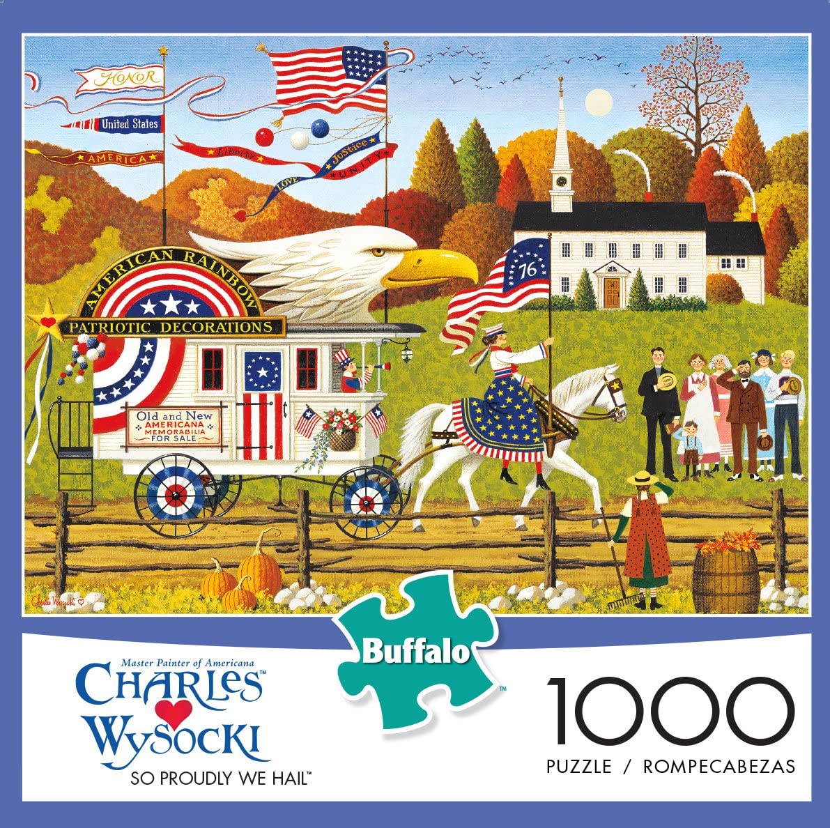 Buffalo Charles Wysocki So Proudly We Hail 1000 Piece Puzzle image 0