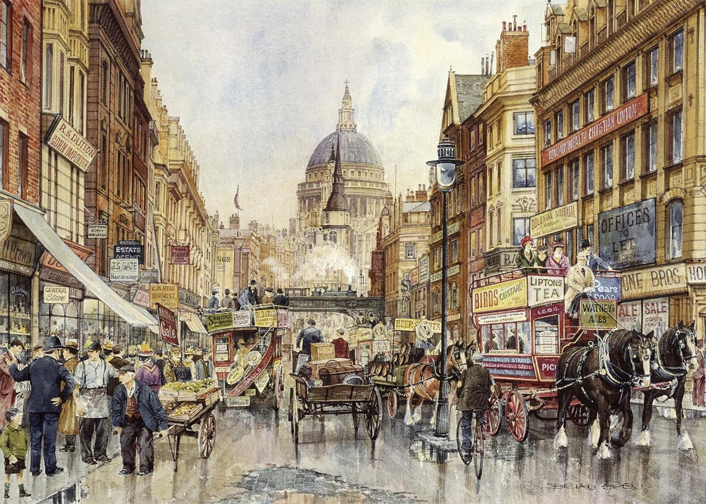 Ravensburger St Paul's & Ludgate Hill 1000 Piece Puzzle image 1