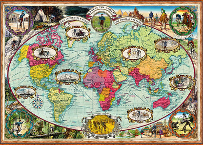Ravensburger Bicycle Ride Around the World 1000 Piece Puzzle image 1