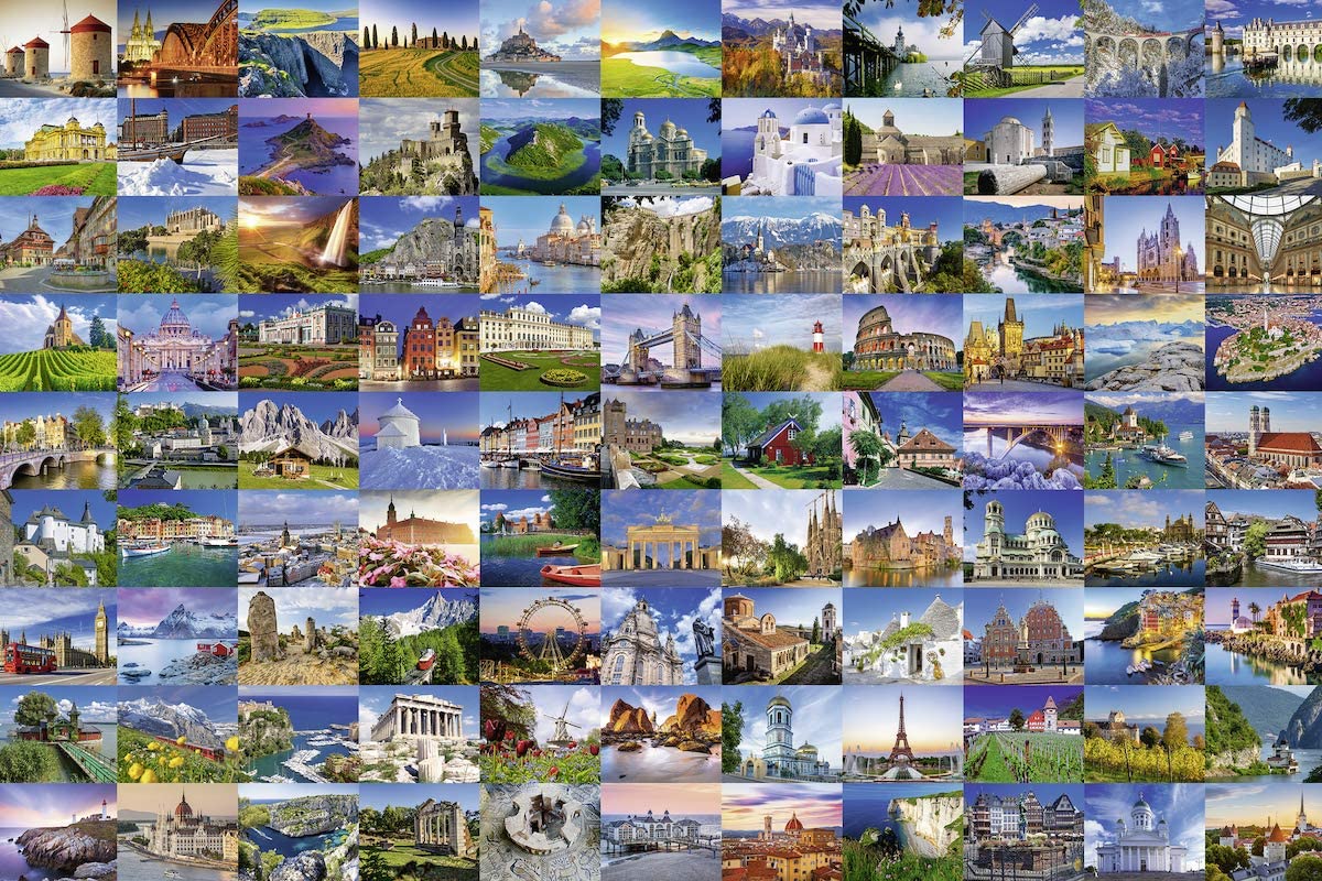 Ravensburger 99 Beautiful Places in Europe 3000 Piece Puzzle image 1
