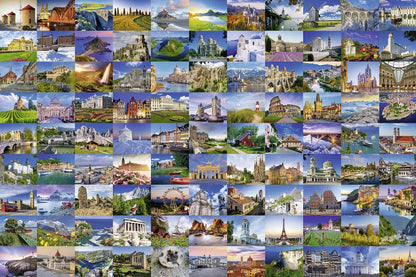 Ravensburger 99 Beautiful Places in Europe 3000 Piece Puzzle image 1