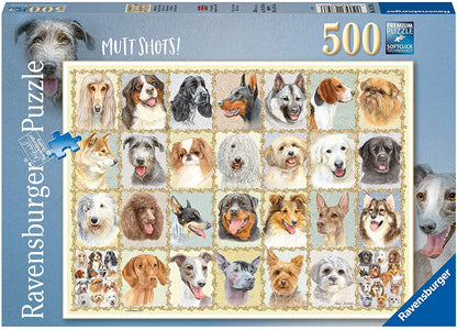 Ravensburger Mutt Shots 500 Piece Puzzle image 0