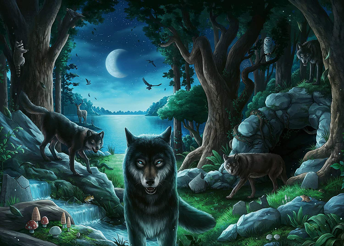 Ravensburger The Curse of Wolves 759 Piece Escape Puzzle image 1