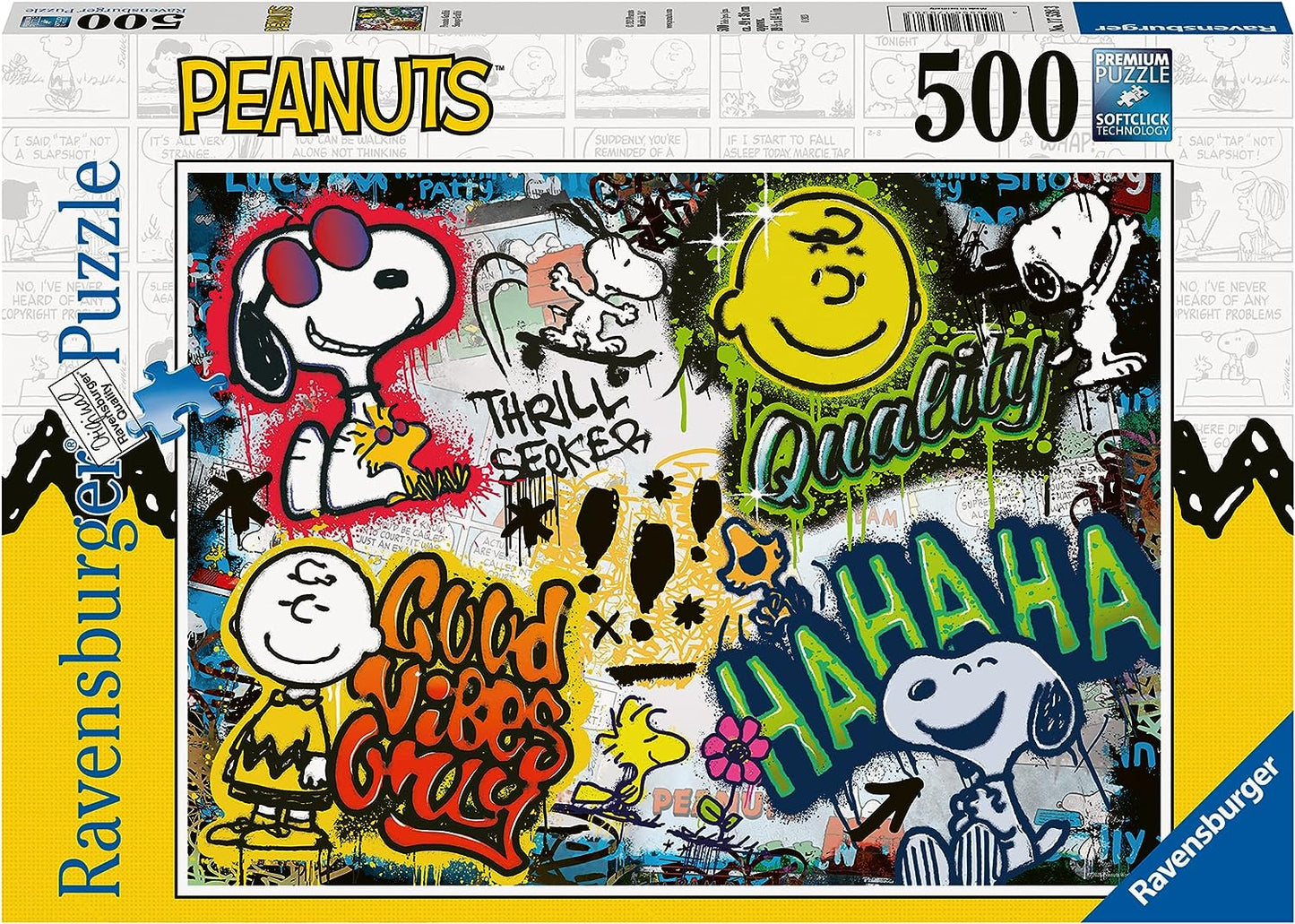 Ravensburger Peanuts Graffiti 500 Piece Puzzle image 0