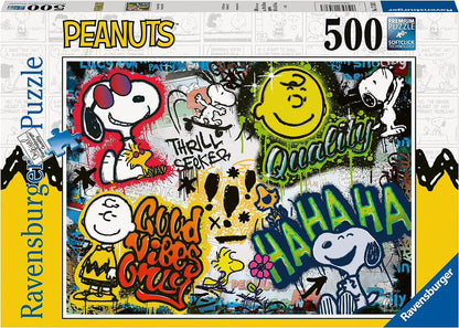 Ravensburger Peanuts Graffiti 500 Piece Puzzle image 0