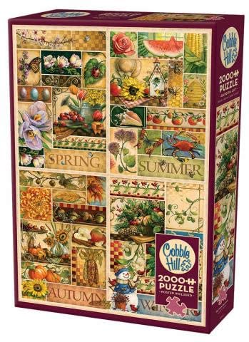 Cobble Hill The Four Seasons 2000 Piece Puzzle image 0