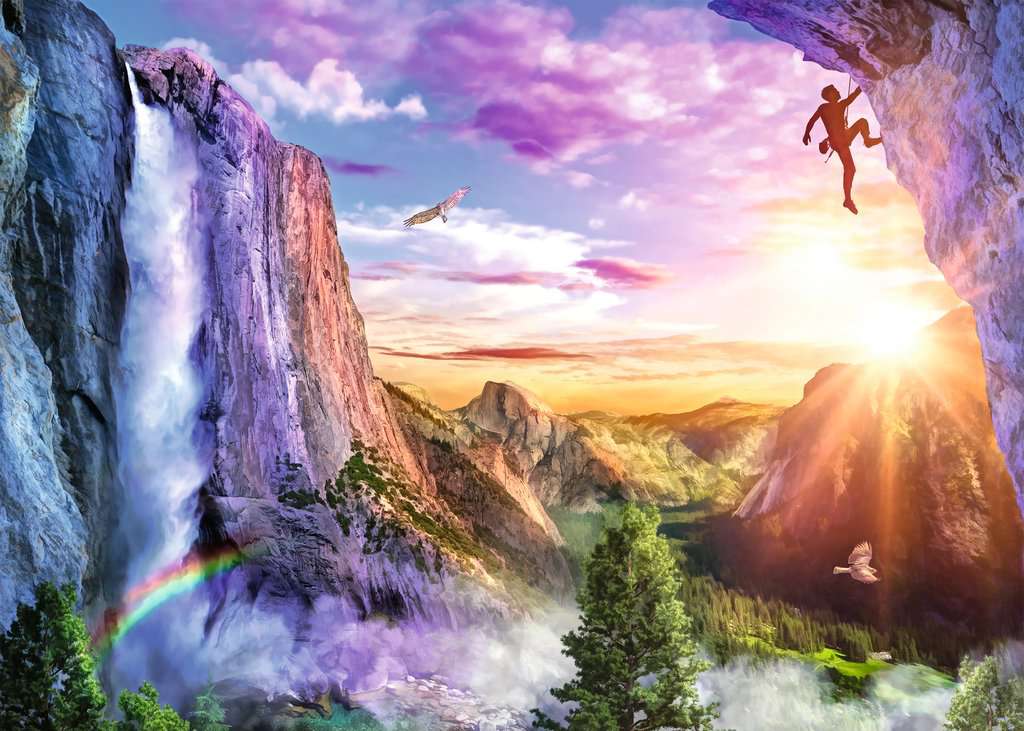 Ravensburger Climber's Delight 1000 Piece Puzzle (square box) image 1
