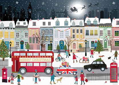 Ravensburger London's Christmas Spirit 1000 Piece Puzzle image 1