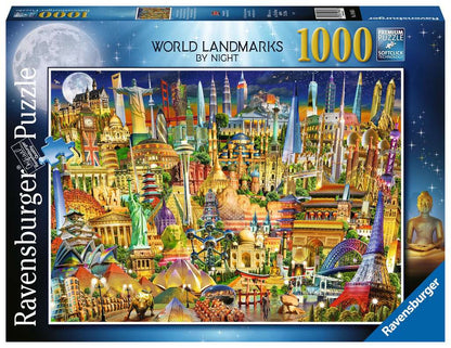 Ravensburger World Landmark By Night 1000 Piece Puzzle image 0