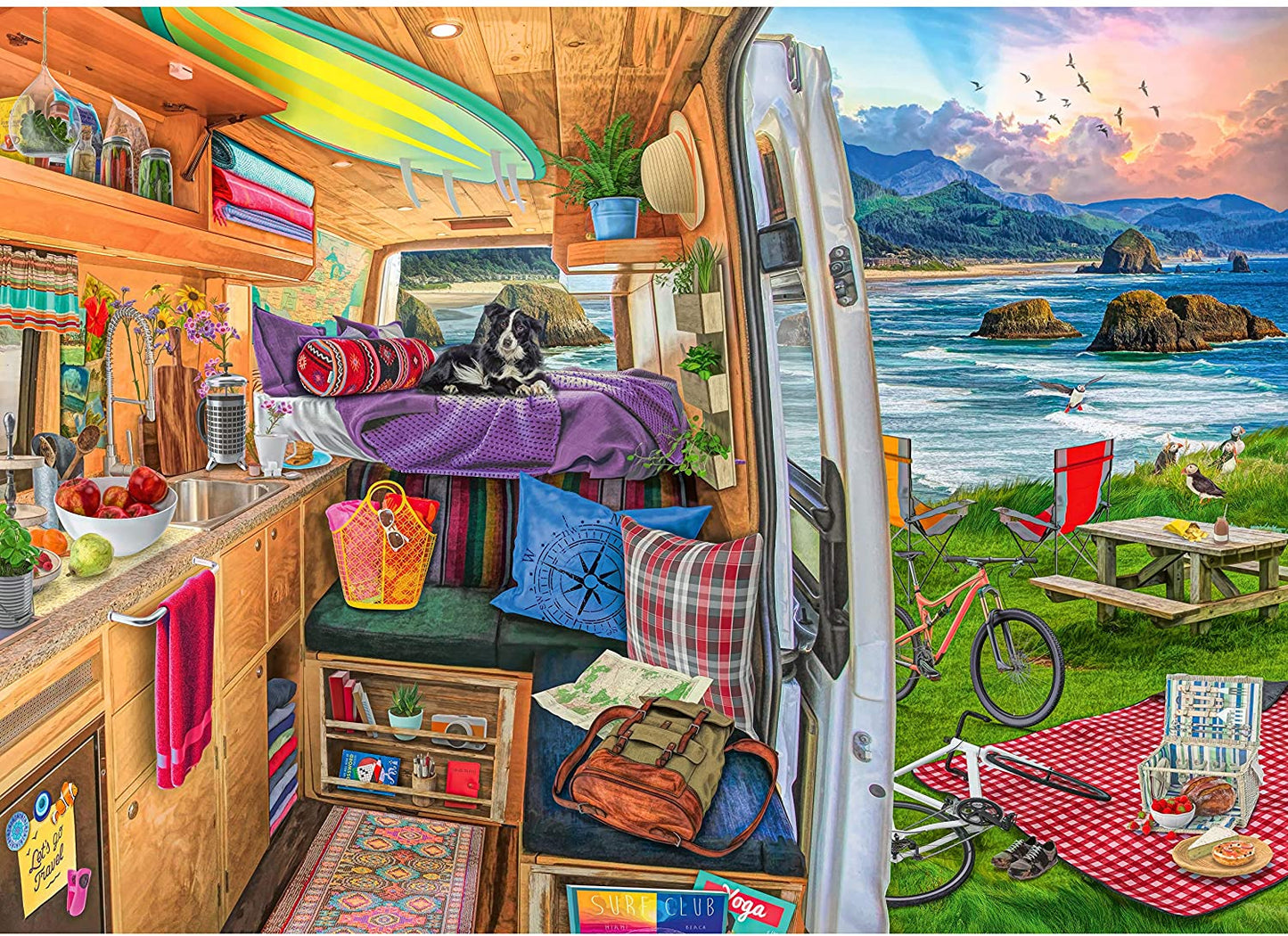 Ravensburger Rig Views 1000 Piece Puzzle image 1