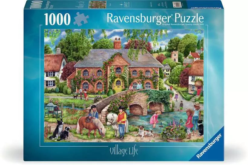 Ravensburger Village Life 1000 Piece Puzzle image 0