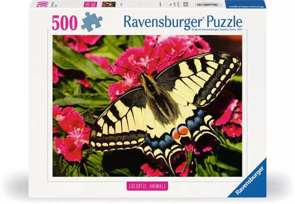 Ravensburger Colorful Animals Butterfly 500 Piece Puzzle image 0