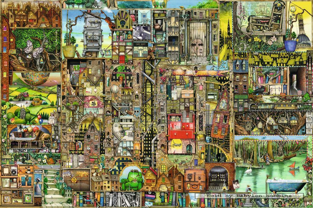 Ravensburger Colin Thompson Bizarre Town 5000 Piece Puzzle image 1