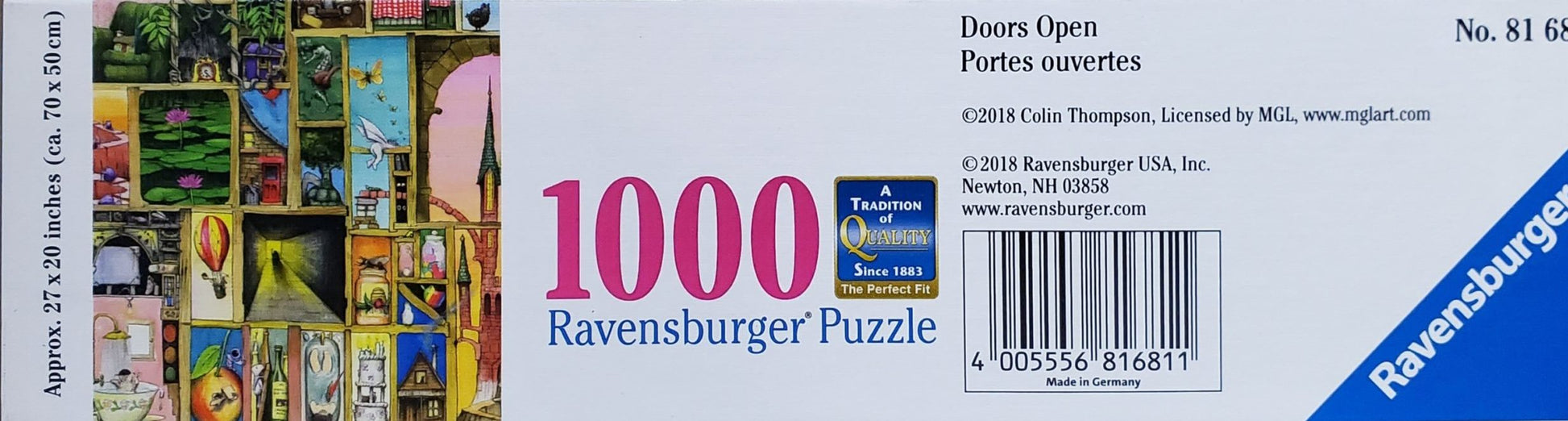 Ravensburger Colin Thompson Doors Open 1000 Piece Puzzle image 2