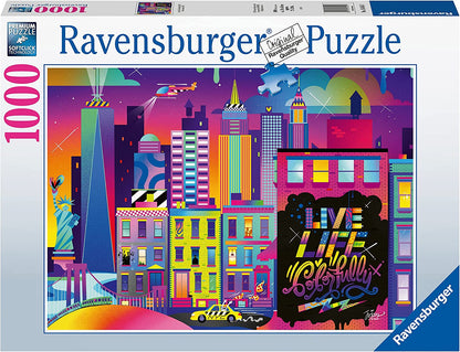Ravensburger Live Life Colorfully NYC 1000 Piece Puzzle image 0