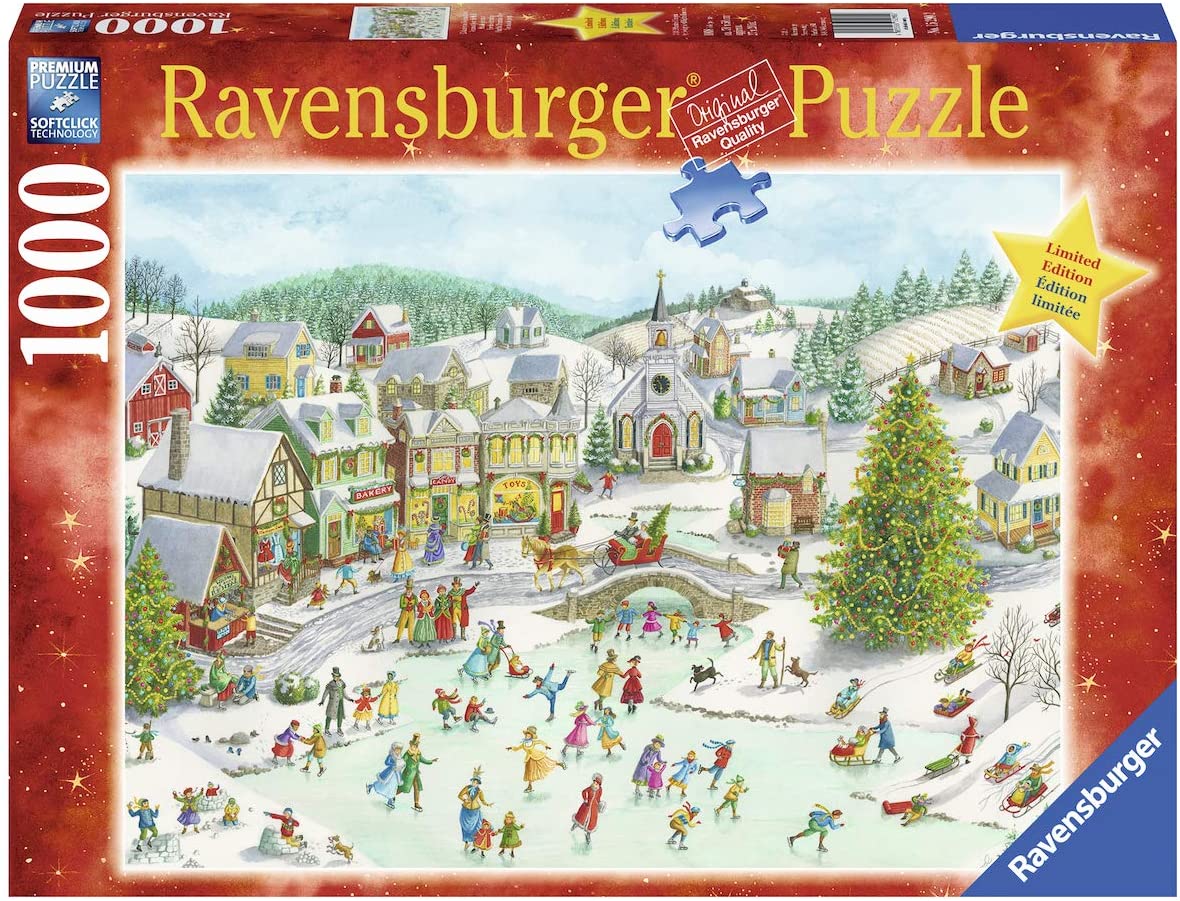 Ravensburger Limited Edition Playful Christmas Day 1000 Piece Puzzle image 0