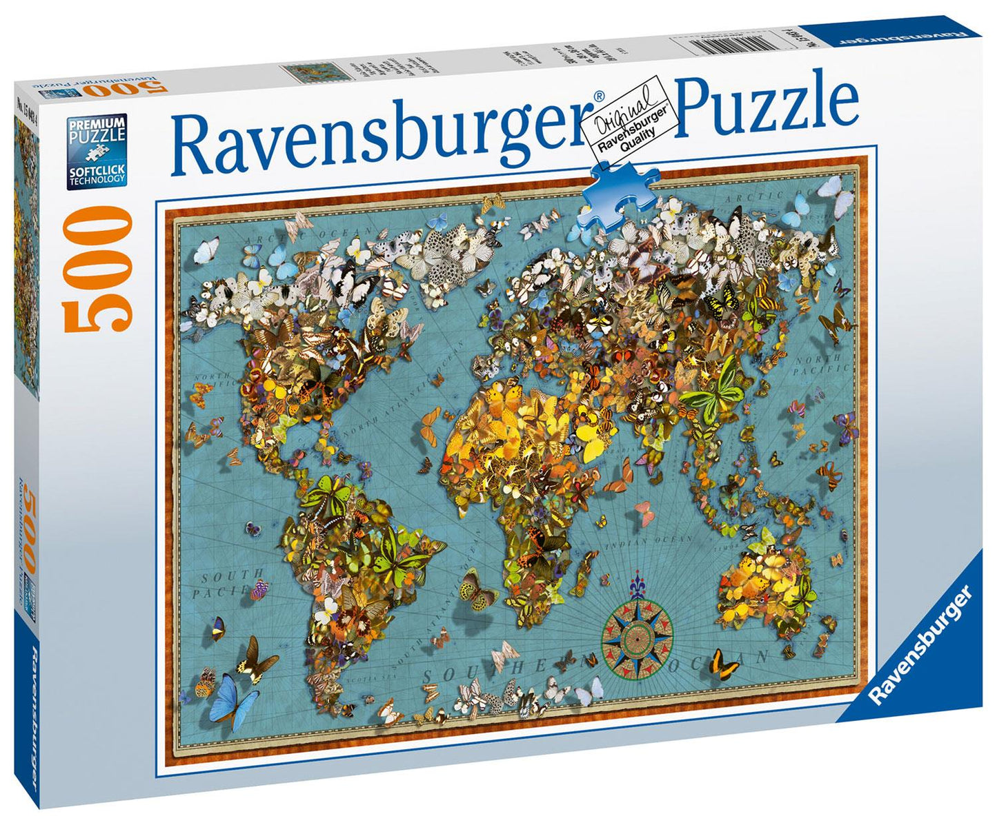 Ravensburger World of Butterflies 500 Piece Puzzle image 0