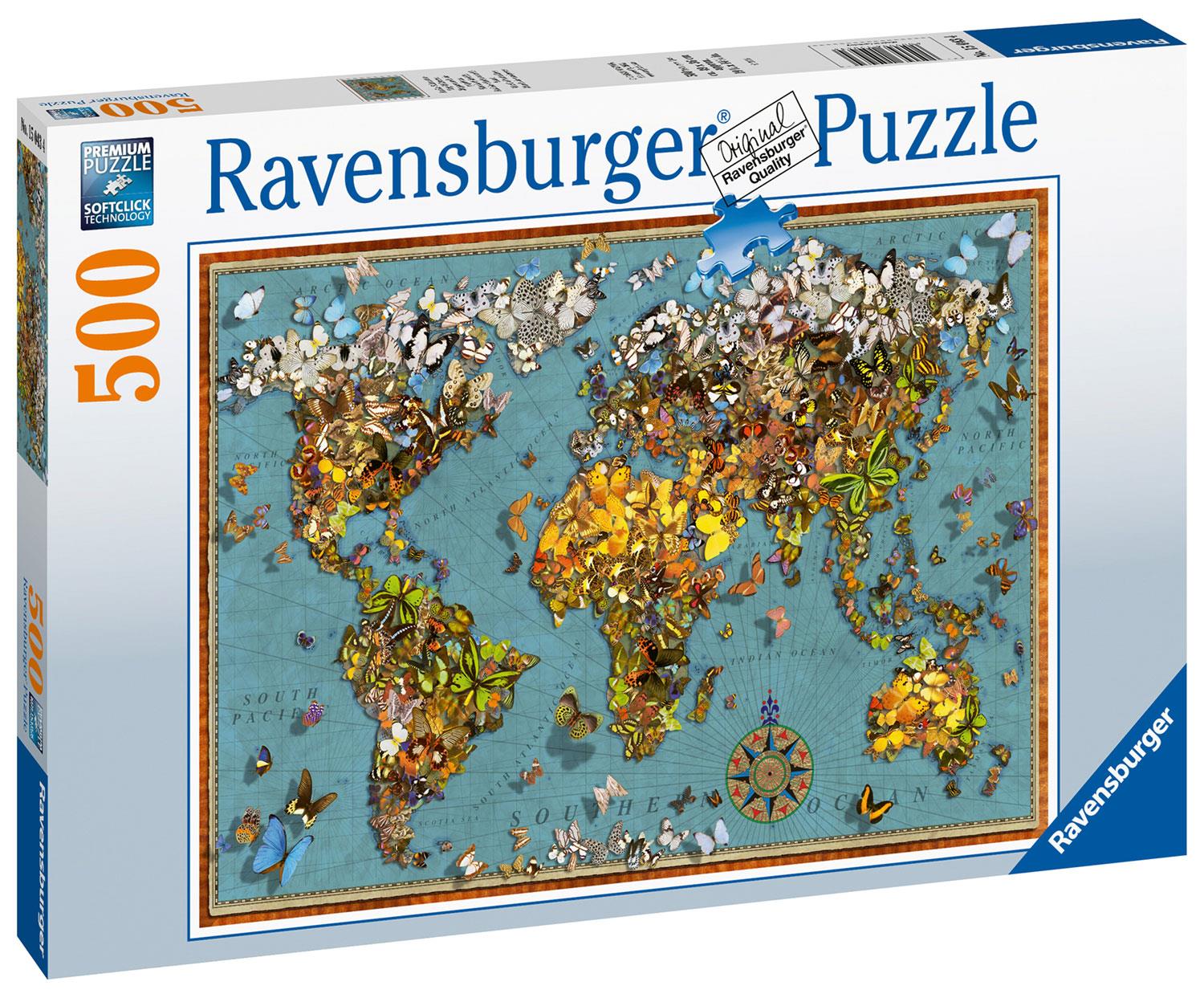 Ravensburger World of Butterflies 500 Piece Puzzle image 0