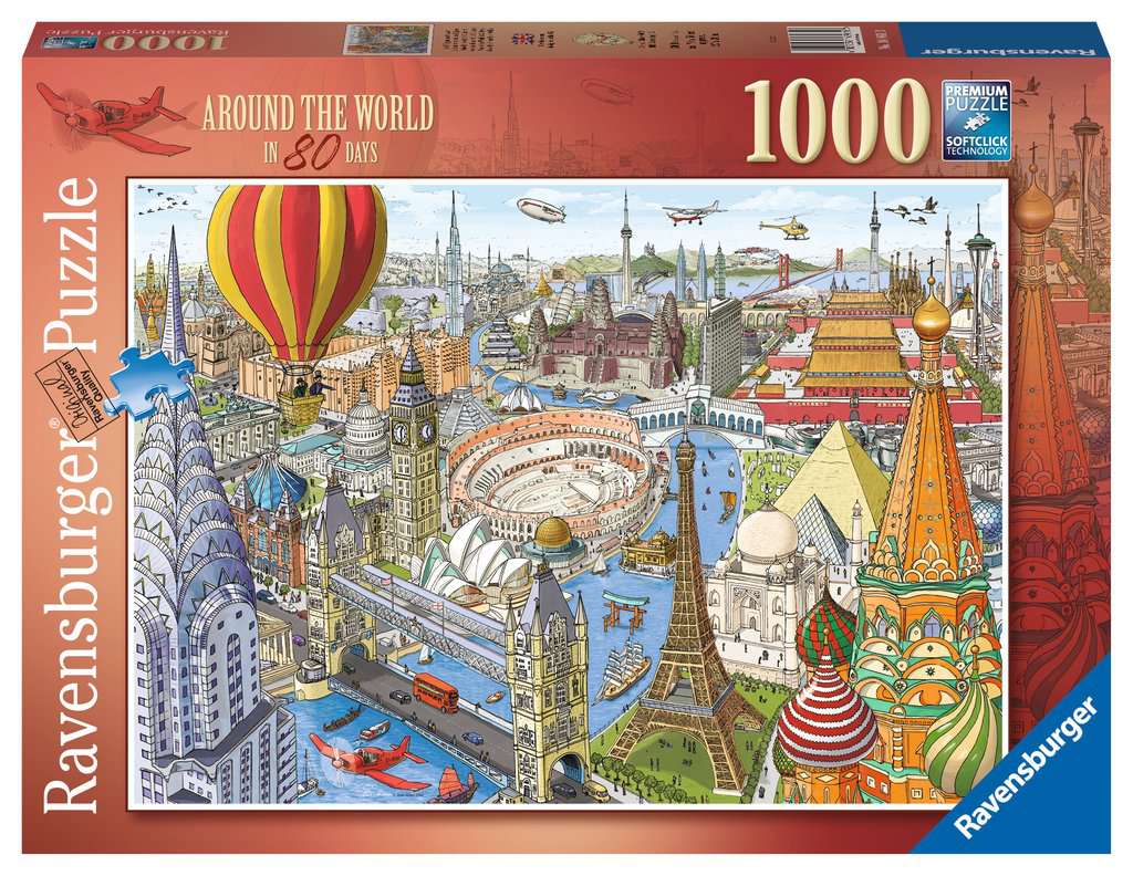 Ravensburger Around the World in 80 Days 1000 Piece Puzzle image 0