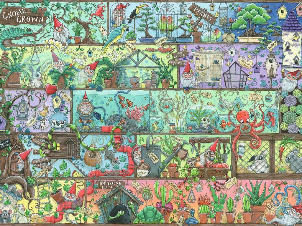 Ravensburger Gnome Grown 1500 Piece Puzzle image 1