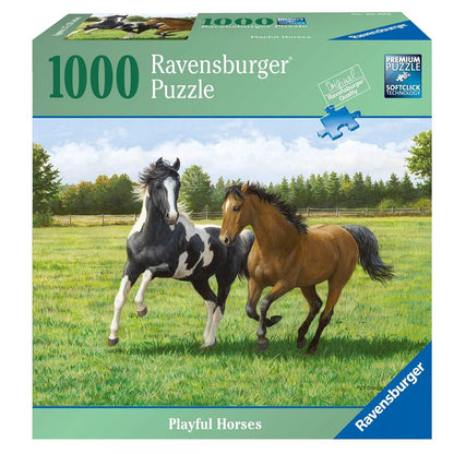 Ravensburger Playful Horses 1000 Piece Puzzle image 0