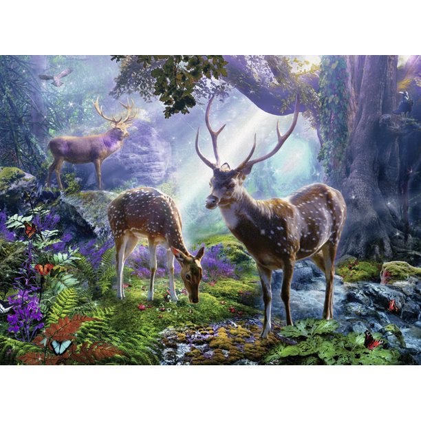 Ravensburger Deer In The Wild 300 Piece Puzzle image 1