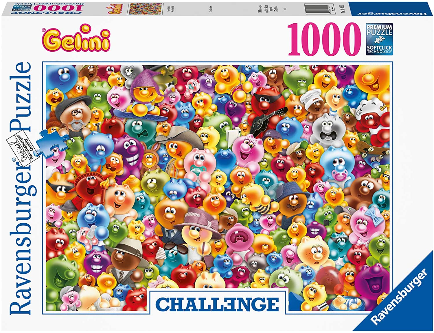 Ravensbuger Gelini Challenge 1000 Piece Puzzle image 0