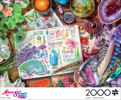 Buffalo Games Aimee Stewart Happy Vibes 2000 Piece Puzzle image 0