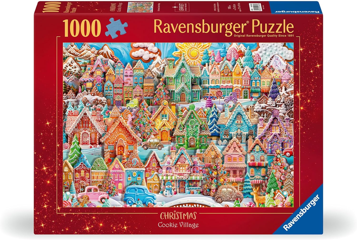 Ravensburger Christmas Cookie Village 1000 Piece Puzzle image 0