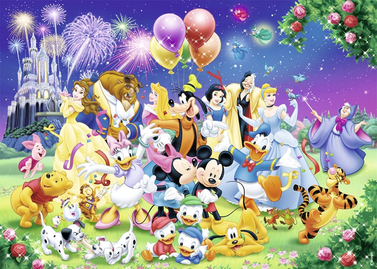 Nathan Collection Mes Heros The Disney Family 1000 Piece Puzzle image 1
