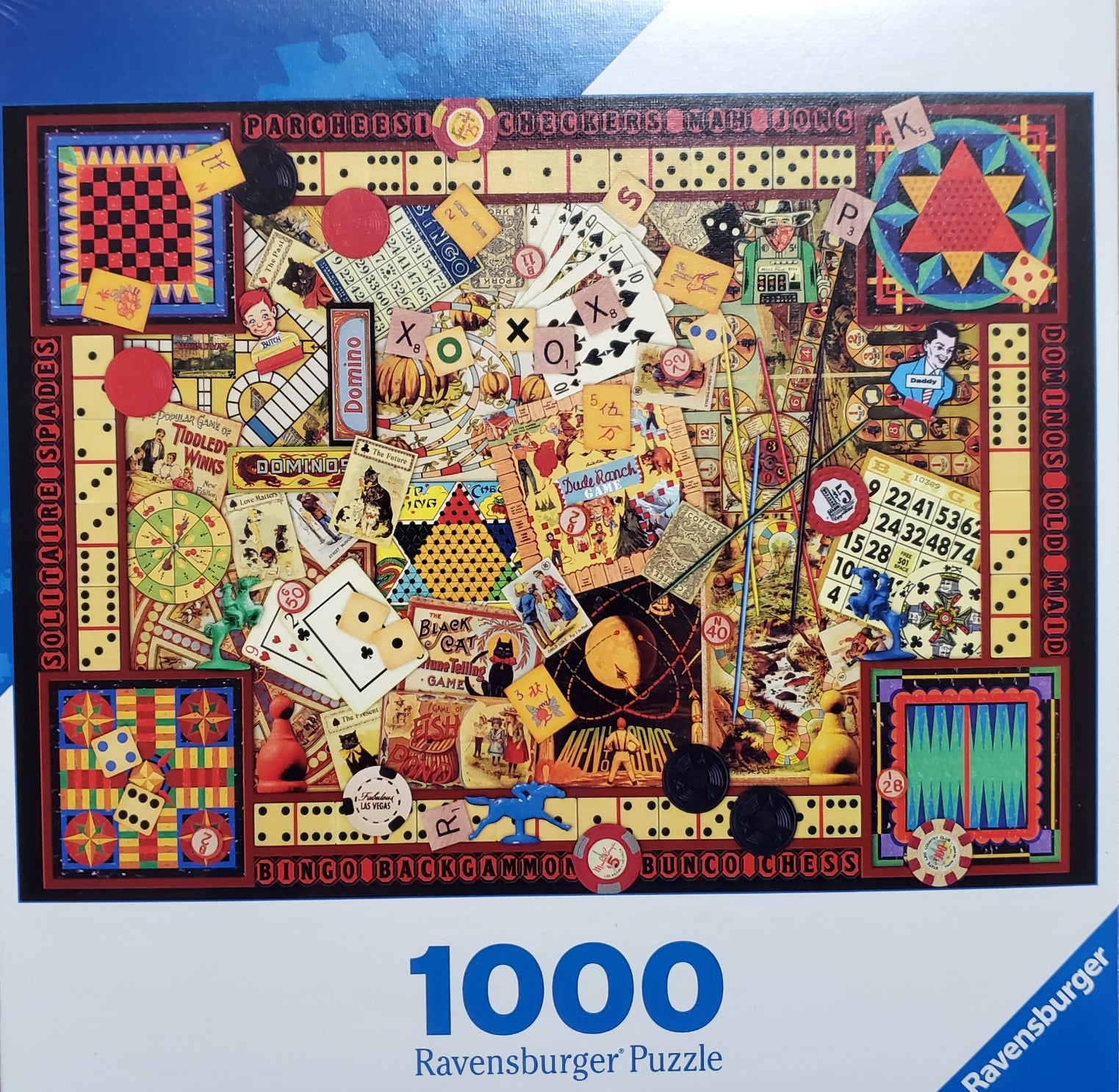 Ravensburger Vintage Games 1000 Piece Puzzle image 0