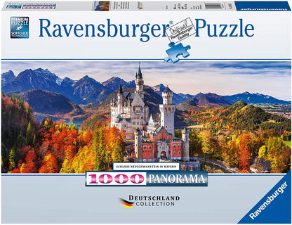 Ravensburger Deutschland Collection :  Castle, Bavaria 1000 Piece Panorama Puzzle image 0
